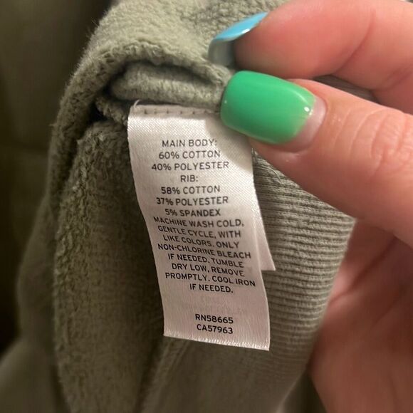 ✨ABOUND STRIPED SZ 1X HOODIE IN GREEN HEDGE✨ - Picture 6 of 6